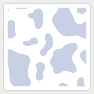 Baby Blue Cow Sticker